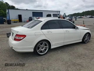 2010 Mercedes-Benz C 300 Sport with VIN WDDGF5EB0AF378943, listed as a Copart auction lot 54572195 with 196,858 mi miles and Salvage title. Bid and sale history available at DreamBid. Image 3.