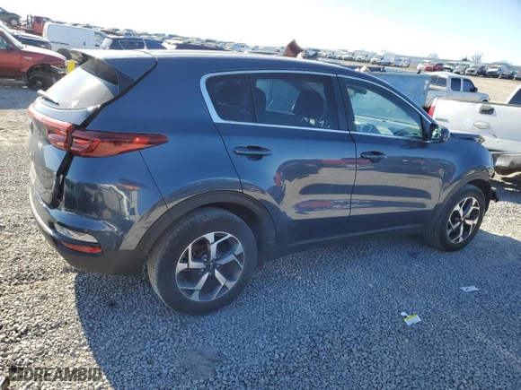 2021 Kia Sportage LX with VIN KNDPM3AC0M7842637, listed as a Copart auction lot 41818415 with 44,937 mi miles and Salvage Title. Bid and sale history available at carsss.com. Image 3.