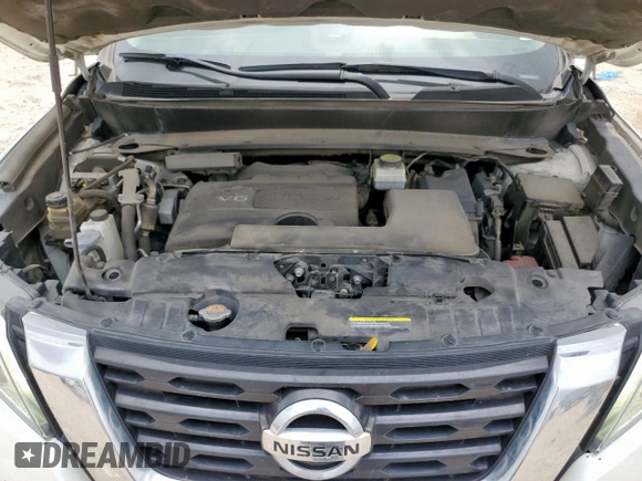 2019 Nissan Pathfinder SL z VIN 5N1DR2MN9KC603230, wystawiony jako Copart lot #57322315 z przebiegiem 93 979 mil mil oraz Szkoda całkowita • Salvage title. Historia ofert i sprzedaży dostępna na DreamBid. Obrazek 12.