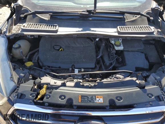 2017 Ford Escape SE with VIN 1FMCU9GD1HUC70739, listed as a Copart auction lot 46060905 with 127,041 mi miles and Clean Title. Bid and sale history available at DreamBid. Image 12.