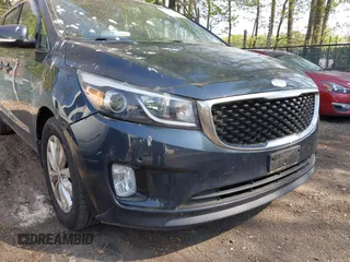2017 Kia Sedona SX with VIN KNDMC5C11H6265352, listed as a IAAI auction lot 42080509 with 92,879 mi miles. Bid and sale history available at carsss.com. Image 6.
