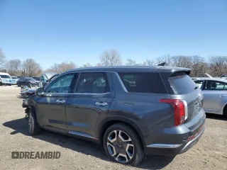 2023 Hyundai Palisade Limited z VIN KM8R5DGE1PU517064, wystawiony jako Copart lot #51810615 z przebiegiem 25 490 mil mil oraz Szkoda całkowita • Salvage title. Historia ofert i sprzedaży dostępna na DreamBid. Obrazek 2.