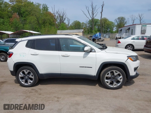 2021 Jeep Compass Limited with VIN 3C4NJDCB5MT588915, listed as a IAAI auction lot 42112656 with 70,543 mi miles and . Bid and sale history available at DreamBid. Image 13.