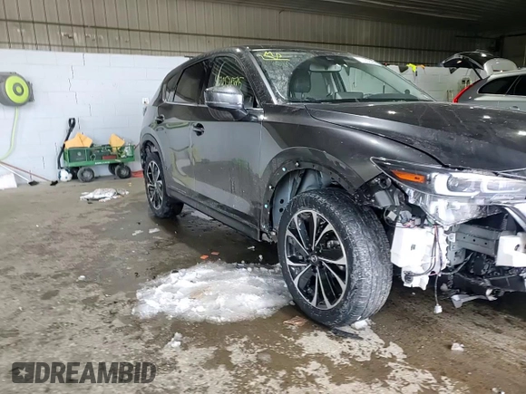 2023 Mazda CX-5 S Premium with VIN JM3KFBDM1P0223410, listed as a Copart auction lot 46282525 with 35,902 mi miles and Salvage Title. Bid and sale history available at DreamBid. Image 12.