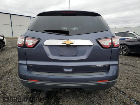 2013 Chevrolet Traverse LS with VIN 1GNKVFKD8DJ104255, listed as a Copart auction lot 84887014 with 111,454 mi miles and Salvage Title. Bid and sale history available at DreamBid. Image 6.