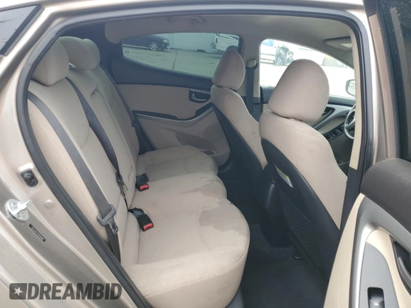 2014 Hyundai Elantra SE with VIN 5NPDH4AE1EH511187, listed as a Copart auction lot 80485734 with 121,115 mi miles and Salvage Title. Bid and sale history available at DreamBid. Image 10.