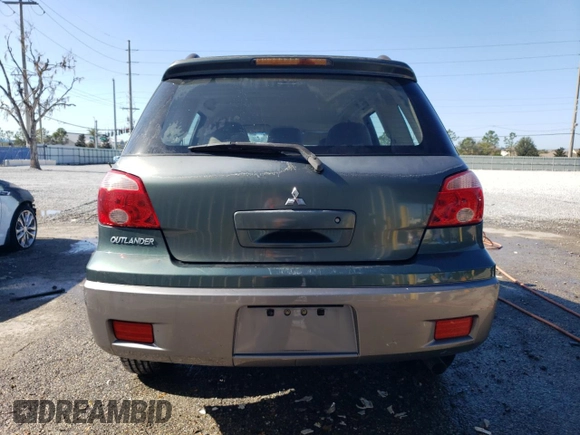 2005 Mitsubishi Outlander LS with VIN JA4LX31F65U020745, listed as a Copart auction lot 86270664 with 76,633 mi miles and Salvage Title. Bid and sale history available at carsss.com. Image 6.