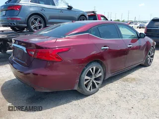 2017 Nissan Maxima SR with VIN 1N4AA6APXHC400339, listed as a IAAI auction lot 42479947 with 106,415 mi miles and . Bid and sale history available at DreamBid. Image 4.