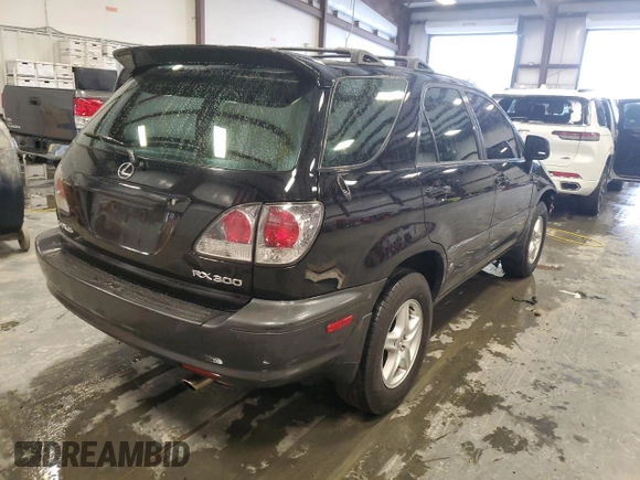 2002 Lexus RX 300 with VIN JTJHF10U120273913, listed as a Copart auction lot 73382834 with 353,348 mi miles and Salvage Title. Bid and sale history available at carsss.com. Image 3.