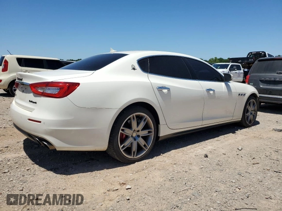 2017 Maserati Quattroporte S Q4 z VIN ZAM56RRA3H1211666, wystawiony jako Copart lot #56855555 z przebiegiem 83 392 mil mil oraz Szkoda całkowita • Salvage title. Historia ofert i sprzedaży dostępna na DreamBid. Obrazek 3.