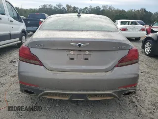 2020 Genesis G70 3.3T with VIN KMTG34LE1LU051610, listed as a Copart auction lot 74852904 with 0 mi miles and Non Repairable. Bid and sale history available at carsss.com. Image 6.