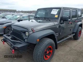 2014 Jeep Wrangler Unlimited Sport with VIN 1C4BJWDG6EL239378, listed as a IAAI auction lot 42073392 with 120,999 mi miles. Bid and sale history available at carsss.com. Image 18.