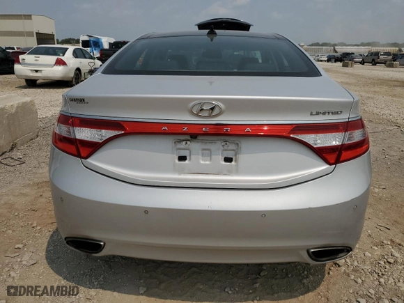 2014 Hyundai Azera Limited with VIN KMHFH4JG7EA398343, listed as a Copart auction lot 64888504 with 83,966 mi miles and Salvage Title. Bid and sale history available at carsss.com. Image 6.