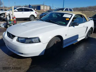 2003 Ford Mustang Deluxe with VIN 1FAFP44483F401233, listed as a IAAI auction lot 41419562 with NaN miles. Bid and sale history available at carsss.com. Image 17.
