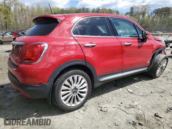 2016 FIAT 500X Lounge z VIN ZFBCFYDT4GP389082, wystawiony jako Copart lot #53291915 z przebiegiem 117 153 mil mil oraz Szkoda całkowita • Salvage title. Historia ofert i sprzedaży dostępna na DreamBid. Obrazek 3.