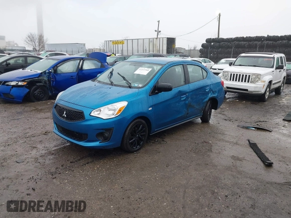 2020 Mitsubishi Mirage SE z VIN ML32F4FJXLHF00600, wystawiony jako IAAI lot #41577368 z przebiegiem 60 756 mil mil oraz . Historia ofert i sprzedaży dostępna na DreamBid. Obrazek 2.
