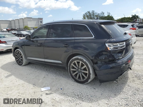2017 Audi Q7 Premium Plus with VIN WA1LAAF71HD012886, listed as a Copart auction lot 51762015 with 123,485 mi miles and Salvage Title. Bid and sale history available at DreamBid. Image 2.