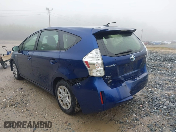 2014 Toyota Prius Two with VIN JTDZN3EU7EJ001850, listed as a IAAI auction lot 42160609 with 168,097 mi miles and . Bid and sale history available at DreamBid. Image 3.