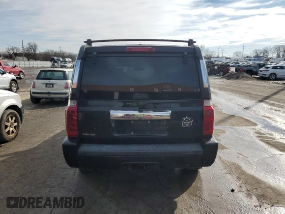 2006 Jeep Commander Limited with VIN 1J8HH58N26C165721, listed as a Copart auction lot 47186055 with 132,372 mi miles and Clean title. Bid and sale history available at DreamBid. Image 6.