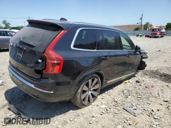2024 Volvo XC90 Ultimate Bright Theme with VIN YV4H60CF2R1232864, listed as a Copart auction lot 62267935 with 10,753 mi miles and Salvage title. Bid and sale history available at DreamBid. Image 3.