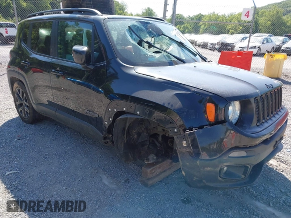 2018 Jeep Renegade Latitude z VIN ZACCJABB0JPJ07945, wystawiony jako IAAI lot #42540256 z przebiegiem 181 655 mil mil oraz . Historia ofert i sprzedaży dostępna na DreamBid. Obrazek 1.