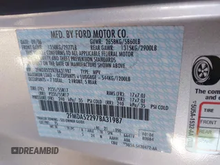 2007 Ford Freestar SEL z VIN 2FMDA52297BA31987, wystawiony jako IAAI lot #41385567 z przebiegiem 133 154 mil mil oraz . Historia ofert i sprzedaży dostępna na DreamBid. Obrazek 9.