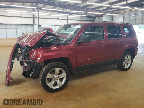 2015 Jeep Patriot Limited with VIN 1C4NJRCB7FD207412, listed as a Copart auction lot 59333755 with Not provided miles and Salvage title. Bid and sale history available at DreamBid. Image 1.