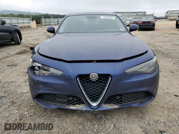 2018 Alfa Romeo Giulia Ti Sport with VIN ZARFAECN2J7577431, listed as a Copart auction lot 72540954 with 157,078 mi miles and Salvage Title. Bid and sale history available at carsss.com. Image 5.