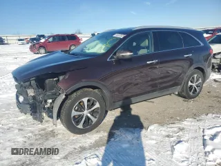 2016 Kia Sorento EX with VIN 5XYPH4A17GG030963, listed as a Copart auction lot 45870525 with 168,357 mi miles and Salvage title. Bid and sale history available at DreamBid. Image 1.