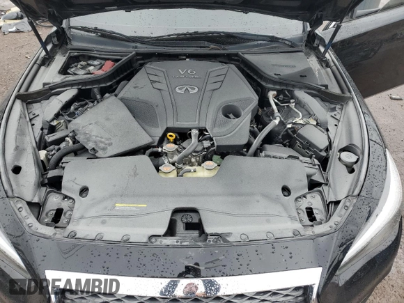 2020 Infiniti Q50 with VIN JN1EV7AR3LM252421, listed as a Copart auction lot 52086965 with 37,087 mi miles and Salvage Title. Bid and sale history available at DreamBid. Image 11.