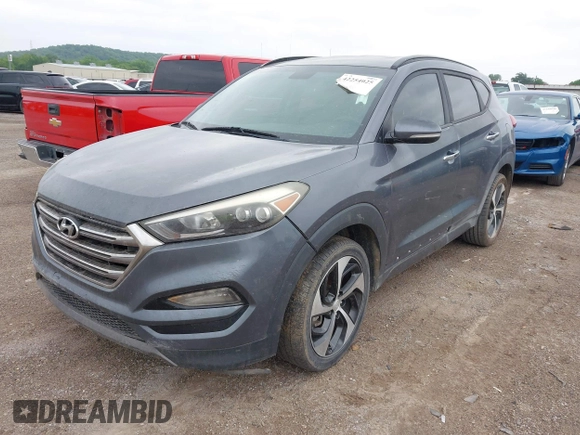 2016 Hyundai Tucson Limited z VIN KM8J33A22GU181677, wystawiony jako IAAI lot #42254025 z przebiegiem 239 287 mil mil oraz . Historia ofert i sprzedaży dostępna na DreamBid. Obrazek 18.