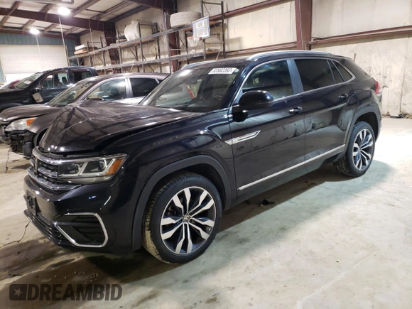 2020 Volkswagen Atlas SEL R-Line with VIN 1V2RE2CA7LC215675, listed as a Copart auction lot 82882393 with 61,021 mi miles and . Bid and sale history available at DreamBid. Image 1.