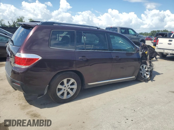 2012 Toyota Highlander z VIN 5TDBK3EH5CS131008, wystawiony jako Copart lot #65563915 z przebiegiem 424 789 mil mil oraz Czysty tytuł • Clean title. Historia ofert i sprzedaży dostępna na DreamBid. Obrazek 3.