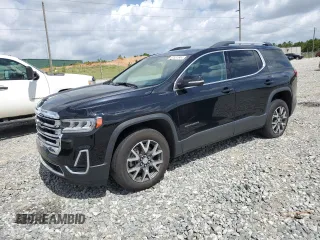 2021 GMC Acadia SLE with VIN 1GKKNRLS1MZ105826, listed as a Copart auction lot 61937844 with 46,994 mi miles and Salvage Title. Bid and sale history available at carsss.com. Image 1.