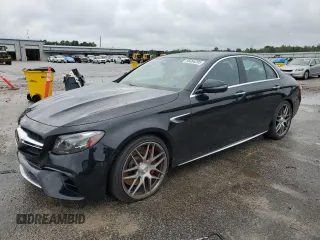 2019 Mercedes-Benz E 63 S AMG with VIN WDDZF8KB1KA538521, listed as a Copart auction lot 55994205 with 30,652 mi miles and Salvage title. Bid and sale history available at DreamBid. Image 1.