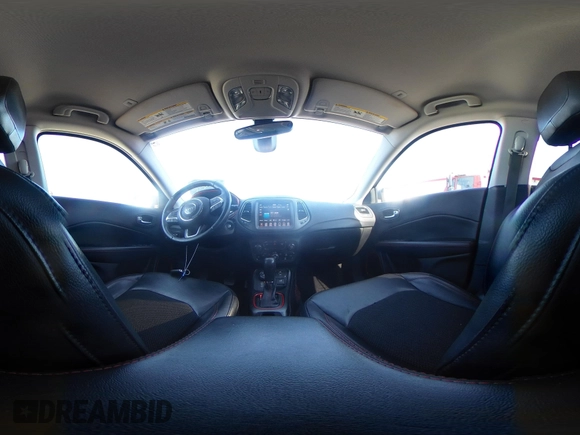 2017 Jeep Compass Trailhawk with VIN 3C4NJDDB3HT624492, listed as a IAAI auction lot 42618883 with 105,140 mi miles and . Bid and sale history available at DreamBid. Image 21.