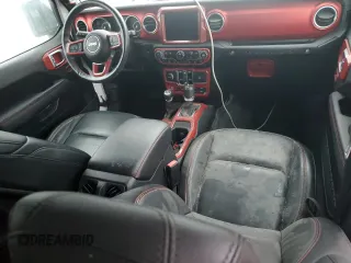 2021 Jeep Wrangler Unlimited Rubicon with VIN 1C4HJXFG9MW730828, listed as a Copart auction lot 45523055 with Not Provided miles and Clean Title. Bid and sale history available at DreamBid. Image 8.