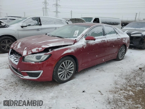 2017 Lincoln MKZ Hybrid Select with VIN 3LN6L5LU6HR607959, listed as a Copart auction lot 88622415 with 73,297 mi miles and Salvage Title. Bid and sale history available at DreamBid. Image 1.