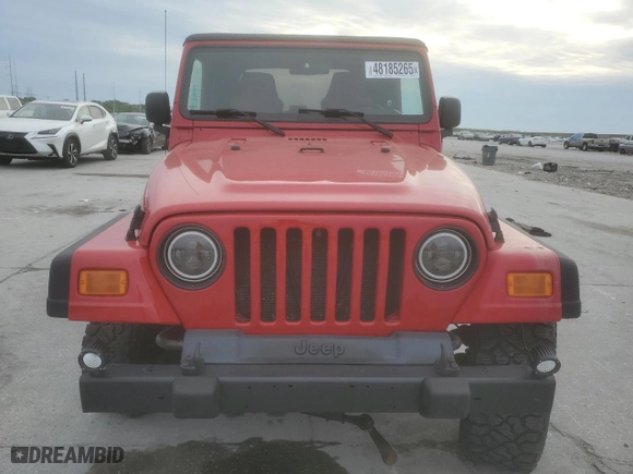 2005 Jeep Wrangler X with VIN 1J4FA39S85P370411, listed as a Copart auction lot 48185265 with 176,807 mi miles and Salvage Title. Bid and sale history available at carsss.com. Image 5.