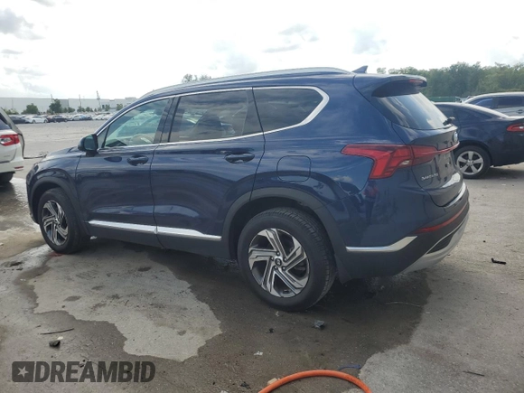 2022 Hyundai Santa Fe SEL with VIN 5NMS24AJ3NH377026, listed as a Copart auction lot 52202505 with 33,051 mi miles and Salvage Title. Bid and sale history available at DreamBid. Image 2.