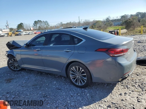 2017 Genesis G80 3.8L с VIN KMHGN4JE7HU167537, выставлен на аукционе Copart как лот 45544555 с пробегом 97 980 миль миль и Списание • Salvage title. История ставок и продаж доступна на DreamBid. Изображение 2.