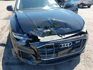 2022 Audi Q8 Premium with VIN WA1AVBF13ND024823, listed as a IAAI auction lot 42263184 with 38,245 mi miles and . Bid and sale history available at DreamBid. Image 6.