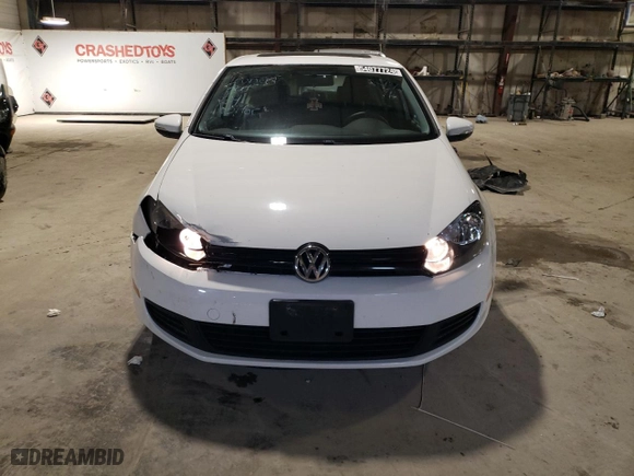 2010 Volkswagen Golf with VIN WVWDB7AJ3AW224440, listed as a Copart auction lot 54077724 with 130,183 mi miles and Clean Title. Bid and sale history available at carsss.com. Image 5.