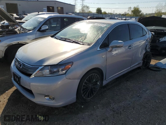 2010 Lexus HS with VIN JTHBB1BA9A2009086, listed as a Copart auction lot 74284814 with 142,554 mi miles and Salvage Title. Bid and sale history available at carsss.com. Image 1.