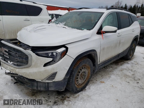 2019 GMC Terrain SLE z VIN 3GKALTEV8KL121810, wystawiony jako Copart lot #44525095 z przebiegiem 90 510 mil mil oraz Szkoda całkowita • Salvage title. Historia ofert i sprzedaży dostępna na DreamBid. Obrazek 1.