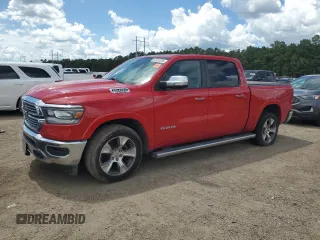 2020 Ram 1500 Laramie with VIN 1C6RREJT6LN209969, listed as a Copart auction lot 61631255 with 40,936 mi miles and Salvage title. Bid and sale history available at DreamBid. Image 1.