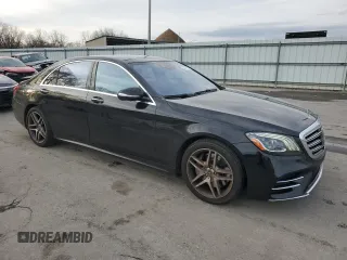 2018 Mercedes-Benz S 560 with VIN WDDUG8DB3JA407853, listed as a Copart auction lot 85775714 with 68,968 mi miles and Salvage Title. Bid and sale history available at carsss.com. Image 4.