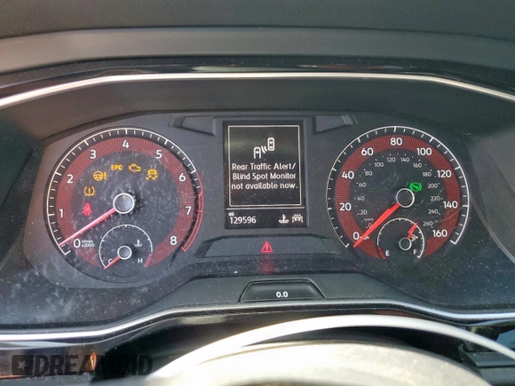 2019 Volkswagen Jetta S with VIN 3VWC57BU7KM064315, listed as a Copart auction lot 57457975 with 129,596 mi miles and Salvage title. Bid and sale history available at DreamBid. Image 9.