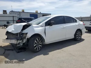 2015 Honda Civic EX-L z VIN 19XFB2F91FE011417, wystawiony jako Copart lot #55143755 z przebiegiem 134 653 mil mil oraz Szkody całkowita. Historia ofert i sprzedaży dostępna na DreamBid. Obrazek 1.