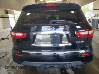 2014 Infiniti QX60 with VIN 5N1AL0MM0EC509273, listed as a Copart auction lot 55065875 with 153,349 mi miles and Salvage Title. Bid and sale history available at DreamBid. Image 6.